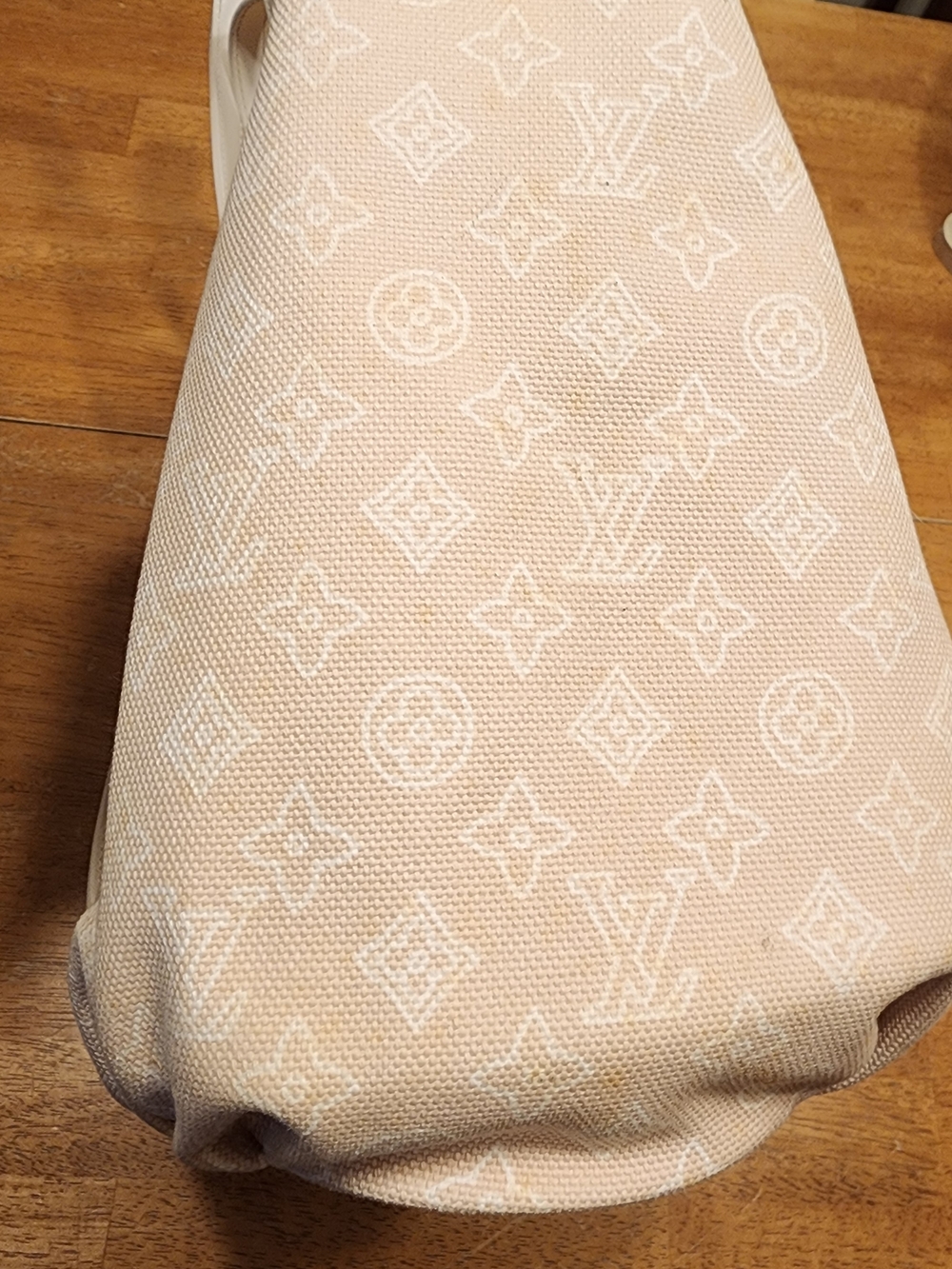 Louis Vuitton Limited Edition Sable Canvas Cabas Ipanema PM Tote Bag 2009 Rare - Picture 8 of 16